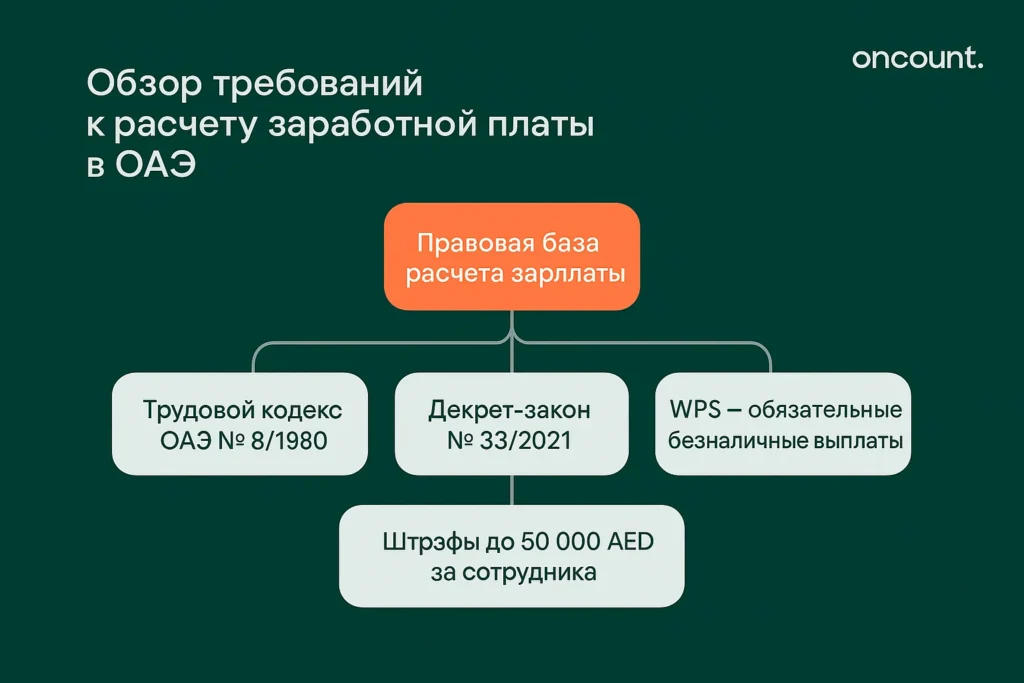 Обзор требований к расчету зарплаты в ОАЭ. Основные законы и WPS-обязательства.