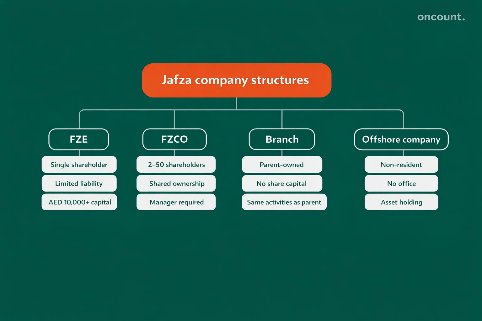 Types of companies you can register in Jebel Ali Free Zone explained.